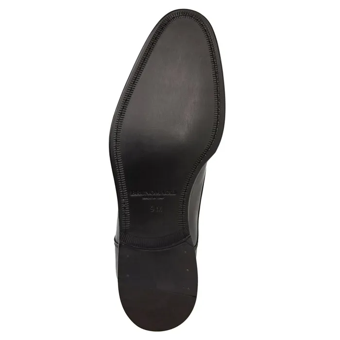 Metti Derby Black Leather Men Bruno Magli Laceups and Oxfords