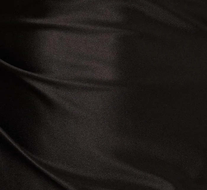 Midi Dresses Womens Adrianna Papell One Shoulder Satin Midi Dress With ThreeQuarter Sleeve In Black