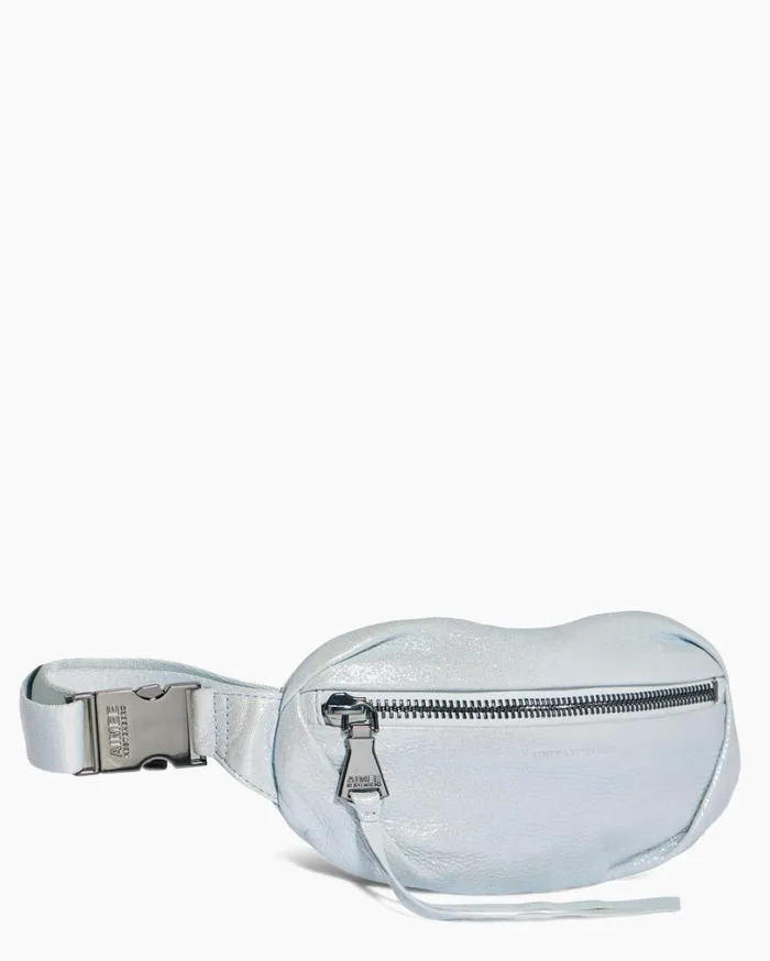 Milan Novelty Bum Bag Mystic Metallic Blue Women Aimee Kestenberg Bum Bags and Belt Bags