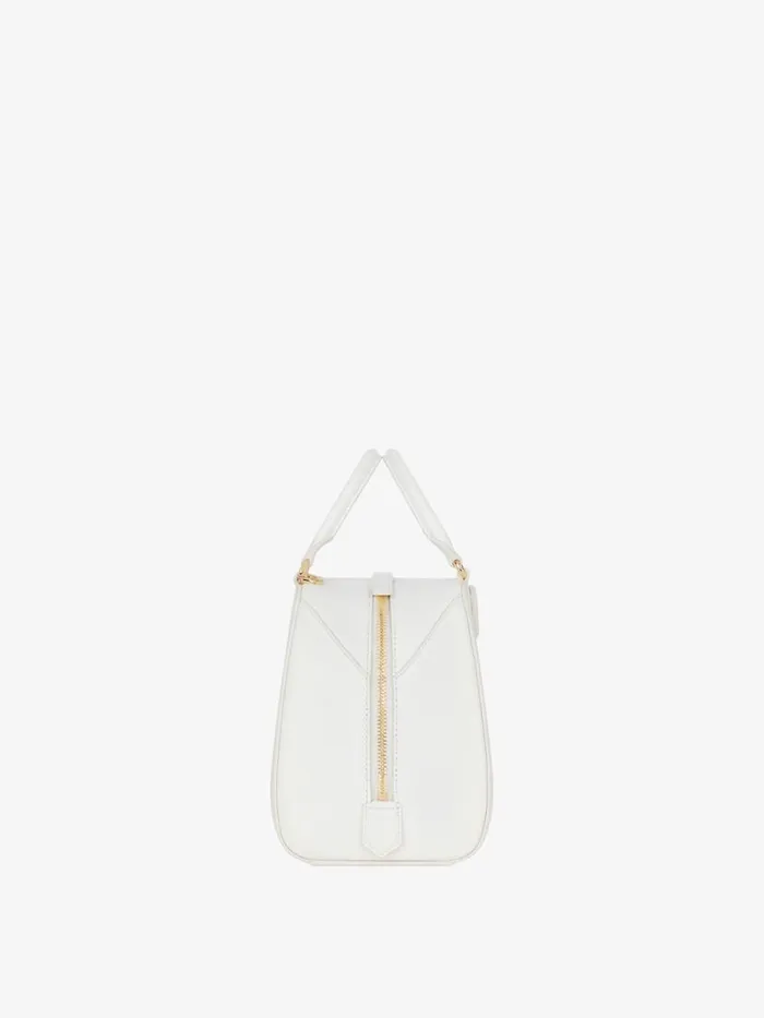 Mini Antigona Cube Bag In Leather Ivory Women Givenchy Crossbody Bags