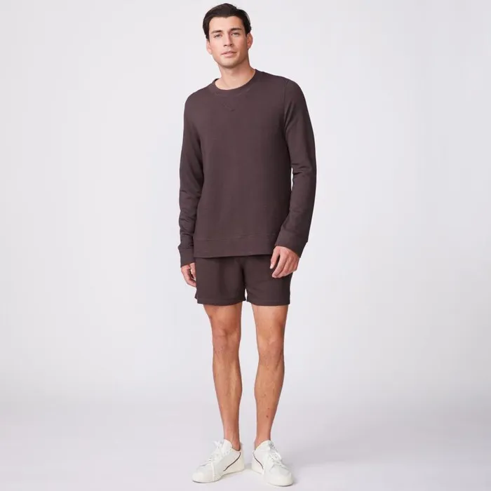 MONROW Men039s Supersoft Fleece Crew Neck Sweatshirt 8211 Men MONROW Men039s Supersoft Fleece Crew Neck Sweatshirt 8211 Men