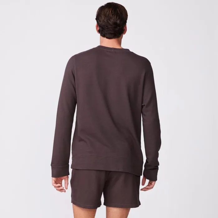 MONROW Men039s Supersoft Fleece Crew Neck Sweatshirt 8211 Men MONROW Men039s Supersoft Fleece Crew Neck Sweatshirt 8211 Men