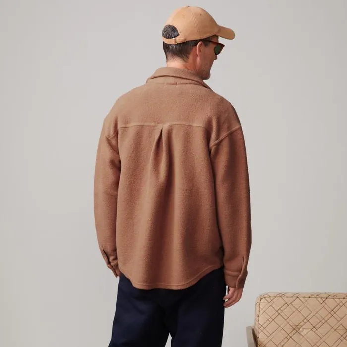 MONROW Men039s Teddy Fleece Shacket 8211 Men MONROW Men039s Teddy Fleece Shacket 8211 Men