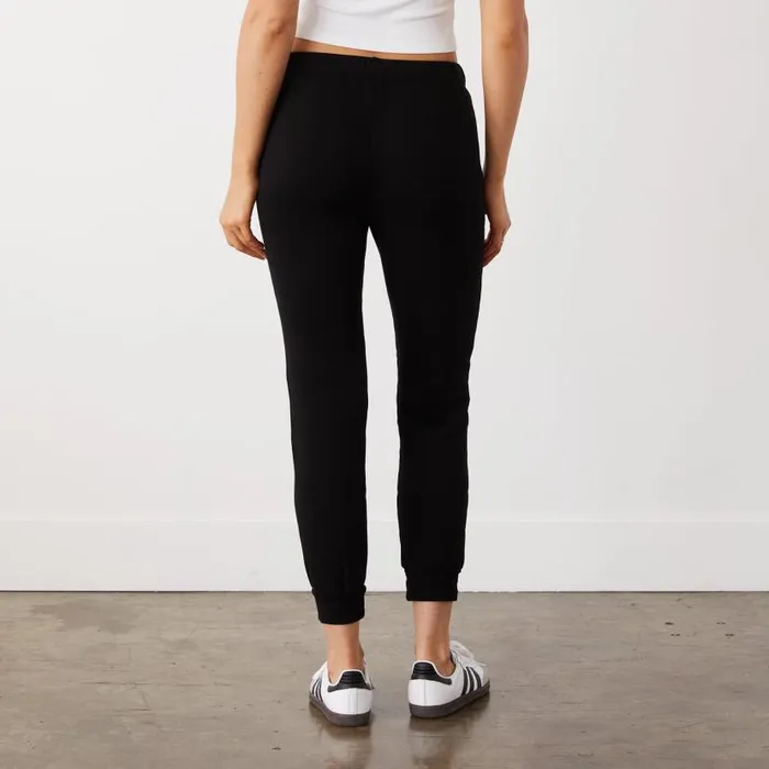 MONROW Sweats Supersoft Fleece Black Womens Jogger 8211 Women