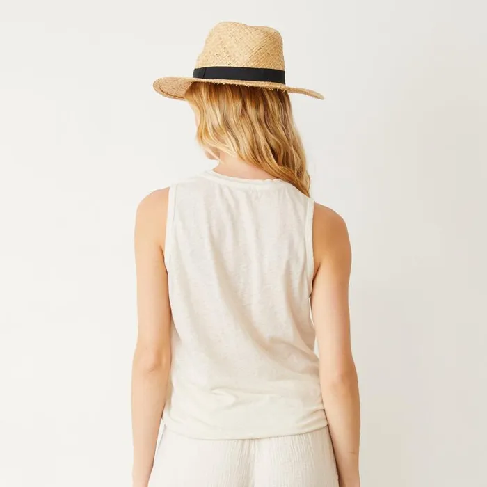 MONROW Tanks Linen Jersey Relaxed Tank 8211 Women MONROW Tanks Linen Jersey Relaxed Tank 8211 Women