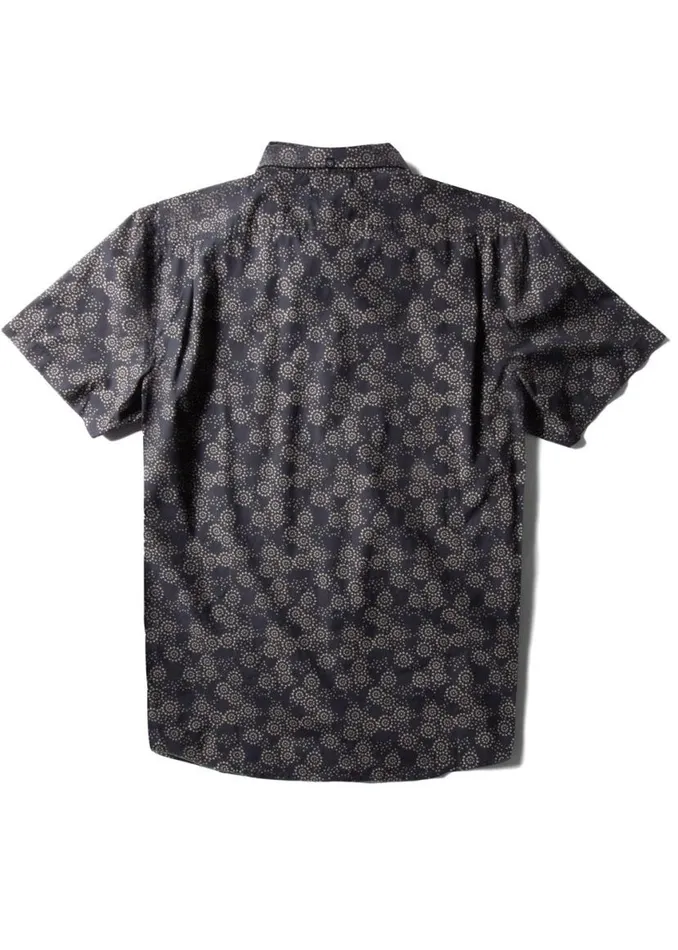Morsea Eco Ss Shirt Phantom Men Vissla Shirts and Flannels