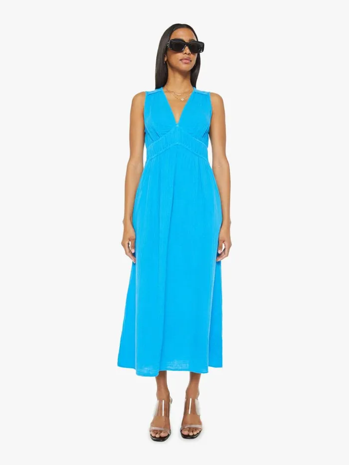Mother Denim Arwen Dress Azure Glow 8211 Women