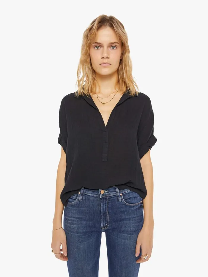 Mother Denim Cruz Shirt Black 8211 Women