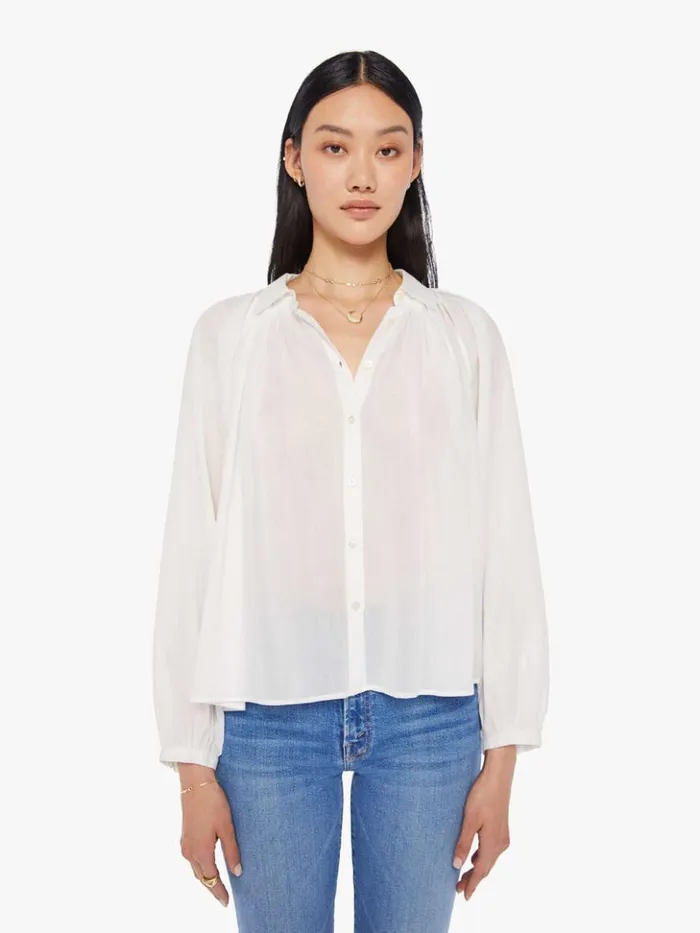 Mother Denim Fabienne Shirt White 8211 Women