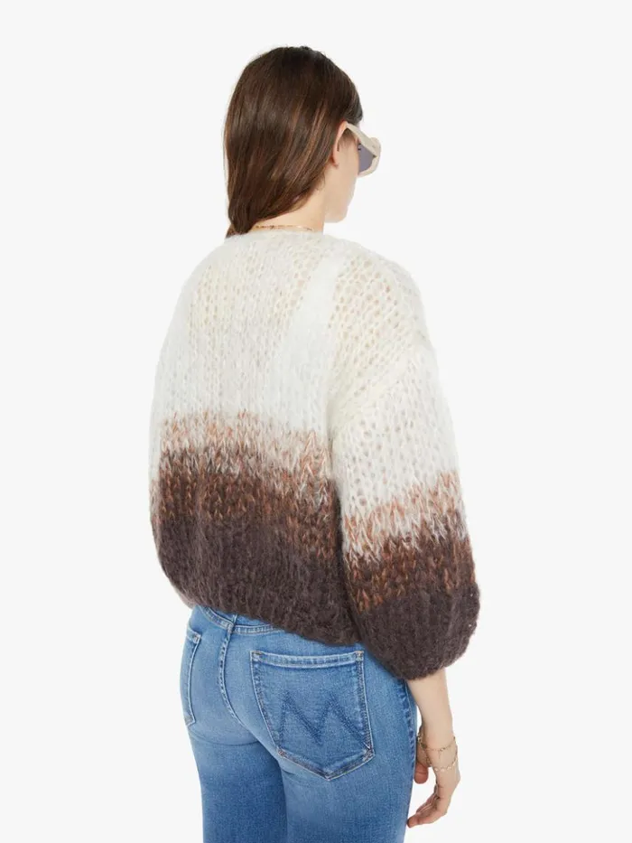 Mother Denim Mohair Bomber Cardigan Brown Creme 8211 Women Mother Denim Mohair Bomber Cardigan Brown Creme 8211 Women