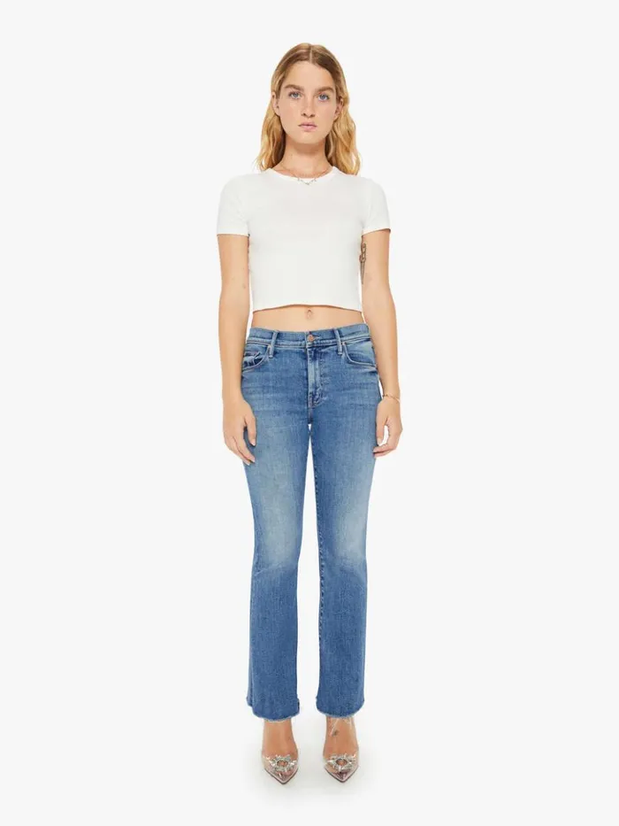 Mother Denim Petites Petites The Lil039 Weekender Fray Wash A Groovy Kind Of Love 8211 Women