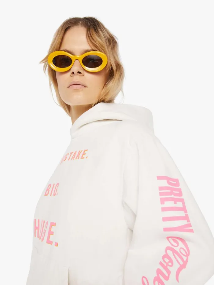Mother Denim Pretty Pullover Hoodie White 8211 Women