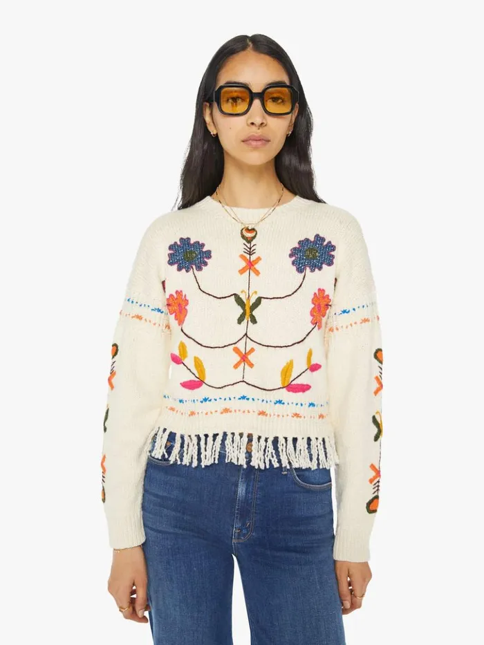 Mother Denim The Itsy Jumper Fringe Little Trinket 8211 Women