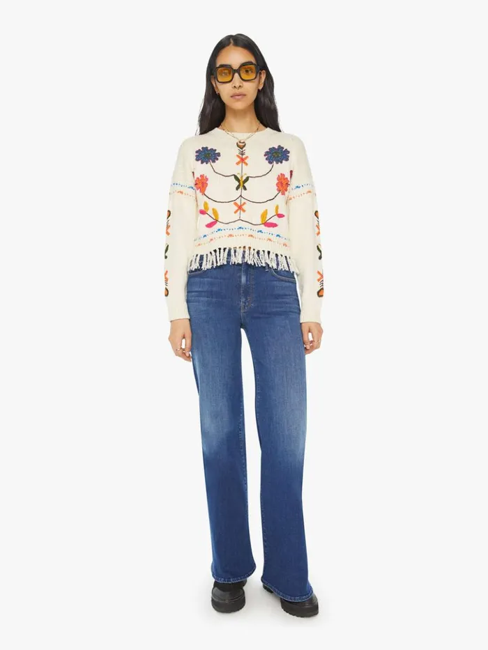 Mother Denim The Itsy Jumper Fringe Little Trinket 8211 Women