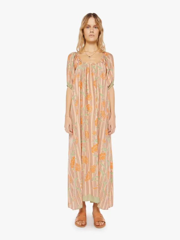 Mother Denim Vivi Dress Chamomile Apricot 8211 Women
