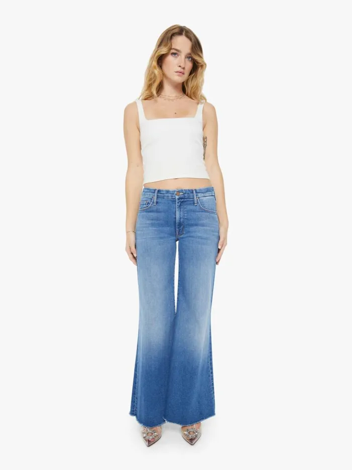 Mother Denim Wide Leg Petites The Lil039 Roller Fray Wash Work Hard Play Hard 8211 Women Mother Denim Wide Leg Petites The Lil039 Roller Fray Wash Work Hard Play Hard 8211 Women