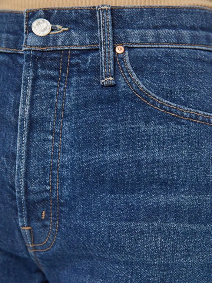 Mother Denim Wide Leg The Ditcher Roller Sneak Wash Cannonball 8211 Women