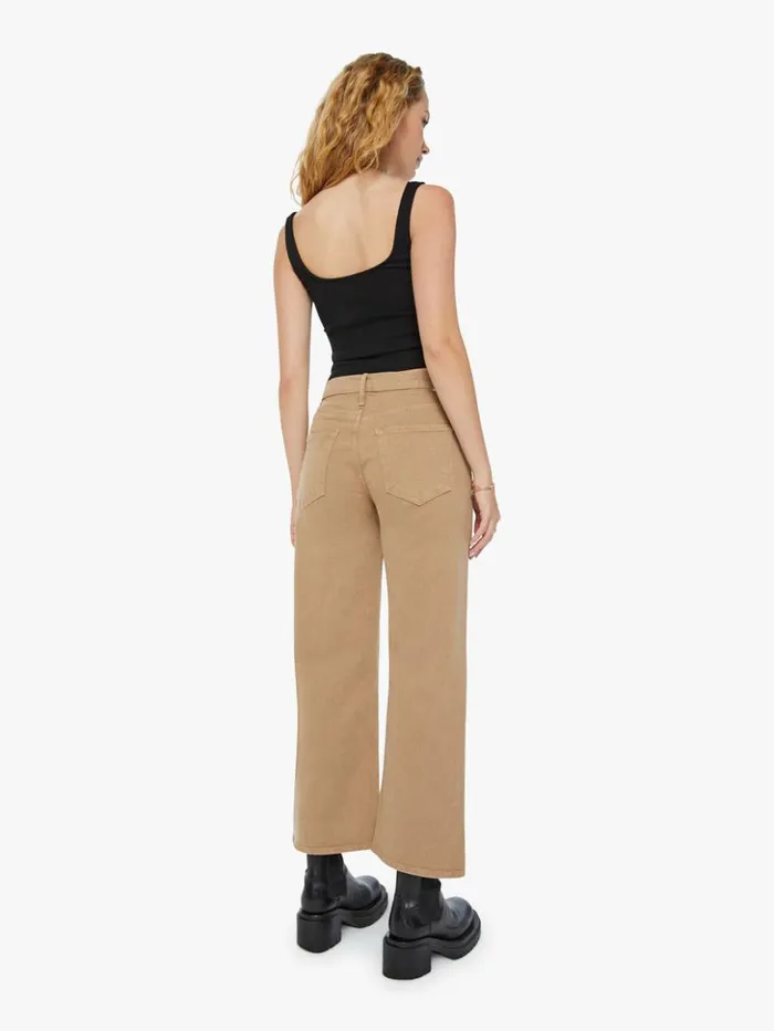 Mother Denim Wide Leg The Dodger Flood Wash Dark Khaki 8211 Women Mother Denim Wide Leg The Dodger Flood Wash Dark Khaki 8211 Women