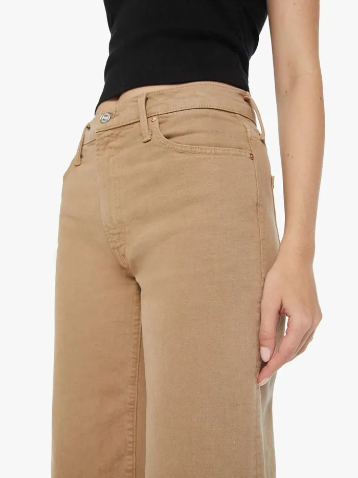 Mother Denim Wide Leg The Dodger Flood Wash Dark Khaki 8211 Women Mother Denim Wide Leg The Dodger Flood Wash Dark Khaki 8211 Women