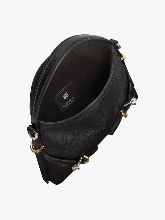 Nano Voyou Bag In Leather Black Women Givenchy Micro Bags