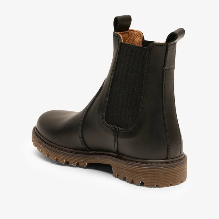 neel black Black KIDS Boots bisgaardshoes