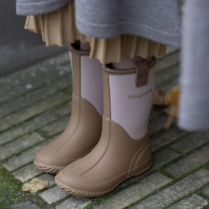 neo thermo nude Rose KIDS Rubber boots bisgaardshoes