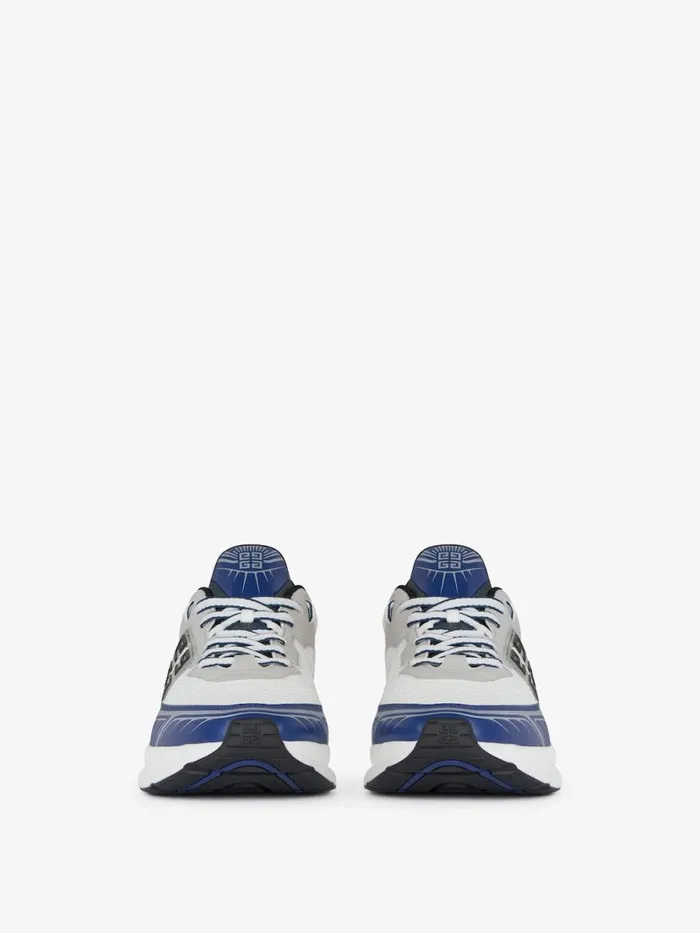 Nfnty52 Sneakers In Synthetic Leather And Mesh Navywhite Men Givenchy Sneakers