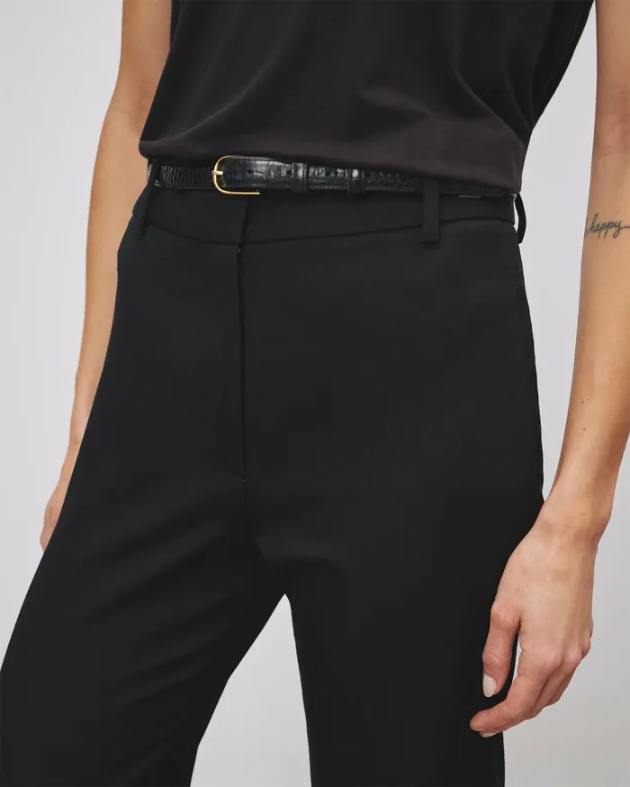 Nili Lotan ARIELLE PANT Black Women Pants and Shorts