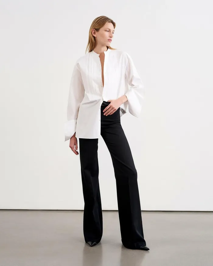 Nili Lotan ARIELLE PANT Black Women Pants and Shorts