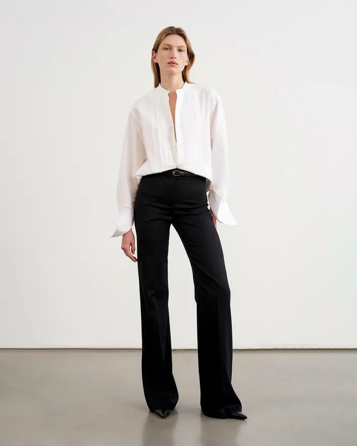 Nili Lotan ARIELLE PANT Black Women Pants and Shorts