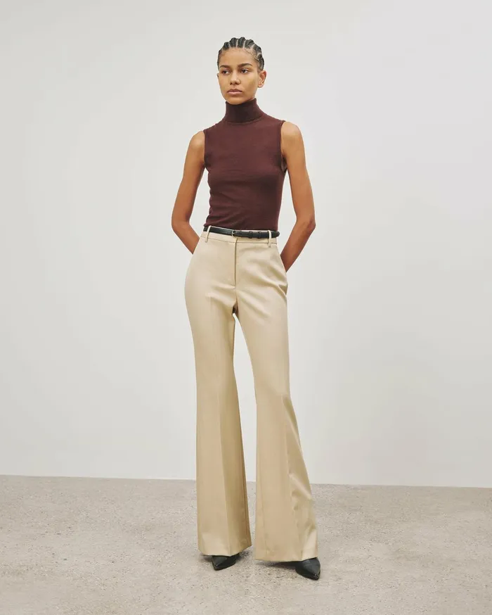 Nili Lotan ARIELLE PANT Black Women Pants and Shorts