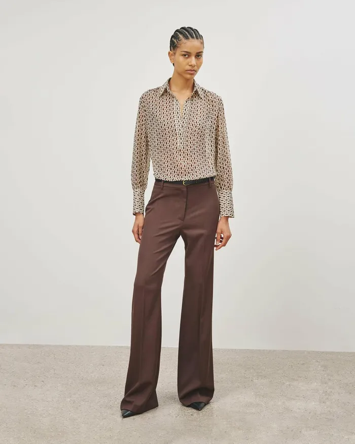 Nili Lotan ARIELLE PANT Black Women Pants and Shorts