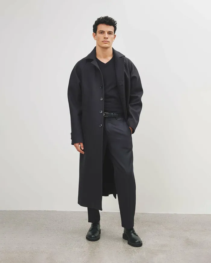Nili Lotan DALINIO PANT Dark Navy Men Pants and Shorts
