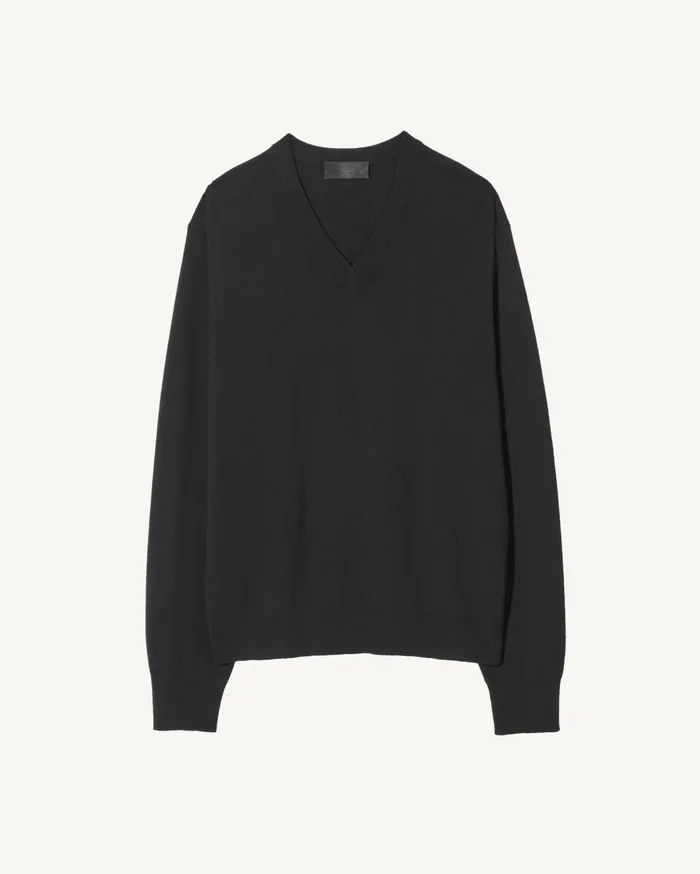Nili Lotan DAX SWEATER Black Men Sweaters