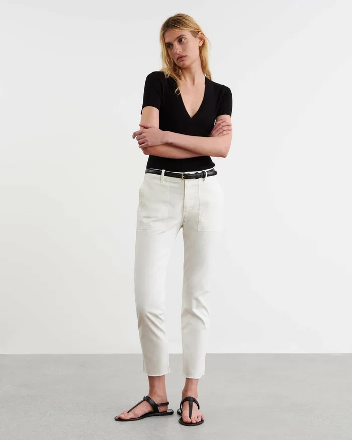 Nili Lotan JENNA PANT Stone Women Pants and Shorts