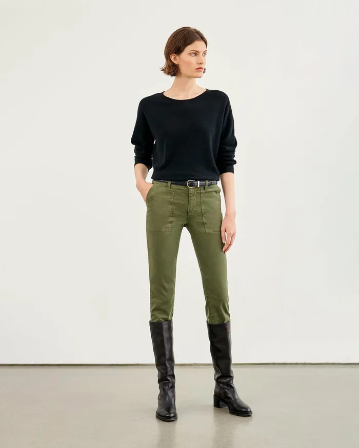 Nili Lotan JENNA PANT Stone Women Pants and Shorts