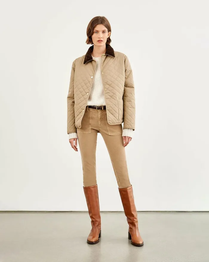 Nili Lotan JENNA PANT Stone Women Pants and Shorts