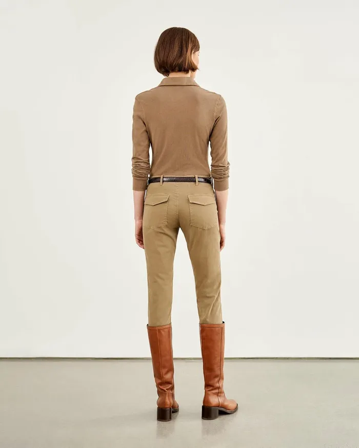 Nili Lotan JENNA PANT Stone Women Pants and Shorts