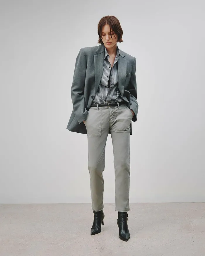 Nili Lotan JENNA PANT Stone Women Pants and Shorts
