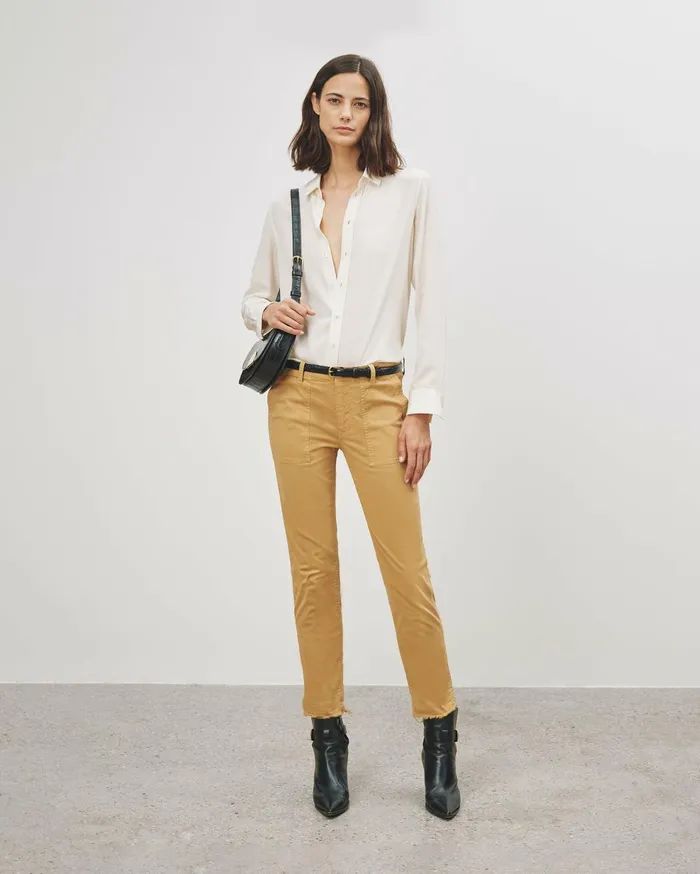 Nili Lotan JENNA PANT Stone Women Pants and Shorts