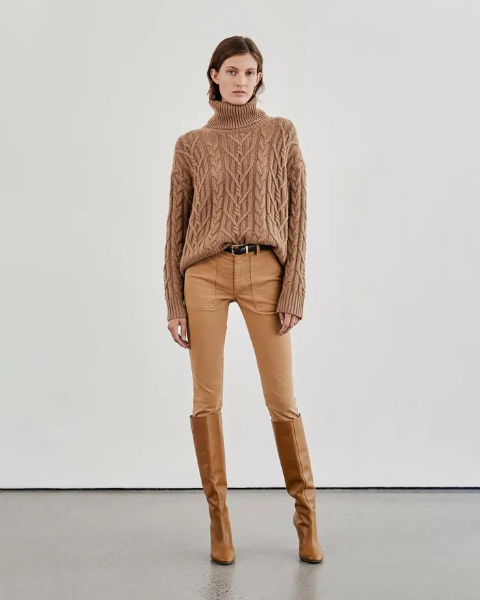 Nili Lotan JENNA PANT Stone Women Pants and Shorts