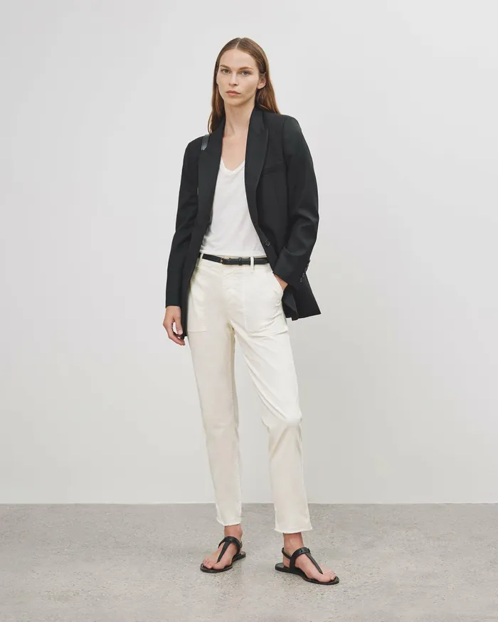 Nili Lotan JENNA PANT Stone Women Pants and Shorts