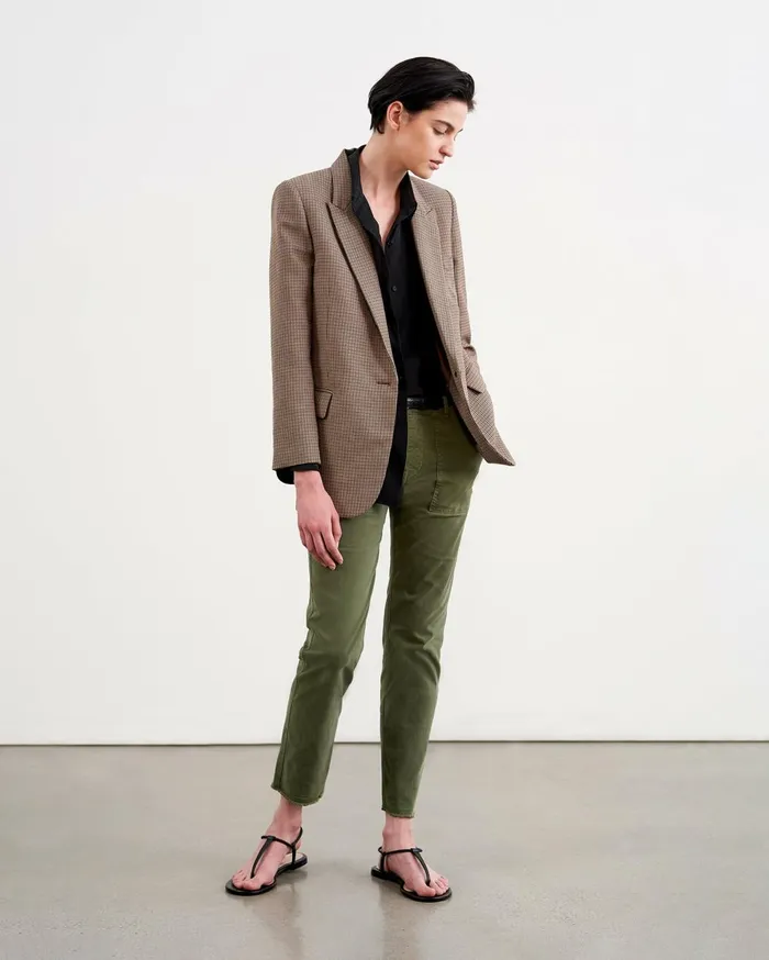 Nili Lotan JENNA PANT Stone Women Pants and Shorts