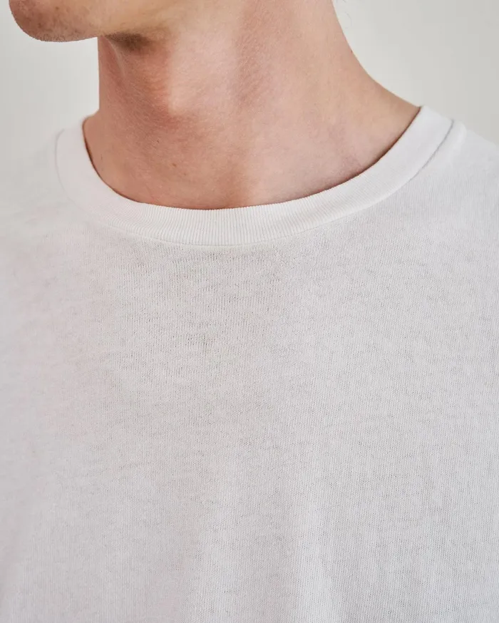 Nili Lotan KENT TEE Jet Black Men Tees