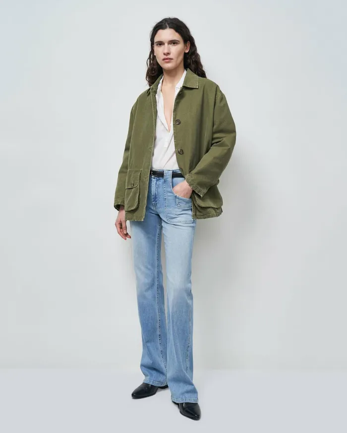 Nili Lotan MILES BLOUSE Ivory Women Tops