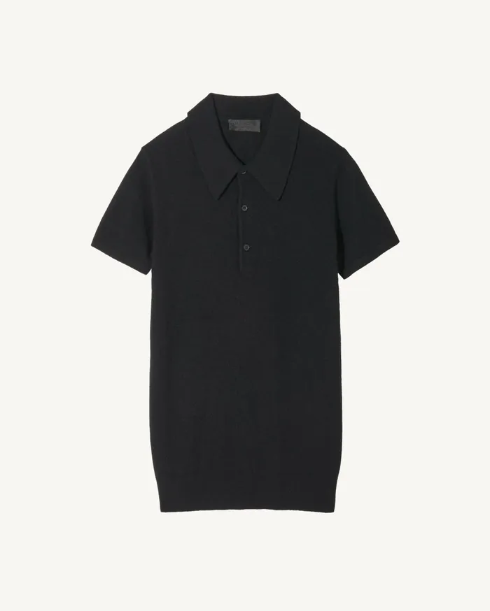 Nili Lotan MILOS POLO Dark Navy Women Tops