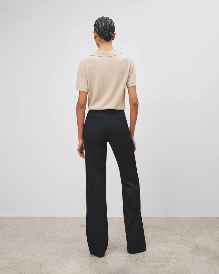 Nili Lotan MILOS POLO Dark Navy Women Tops