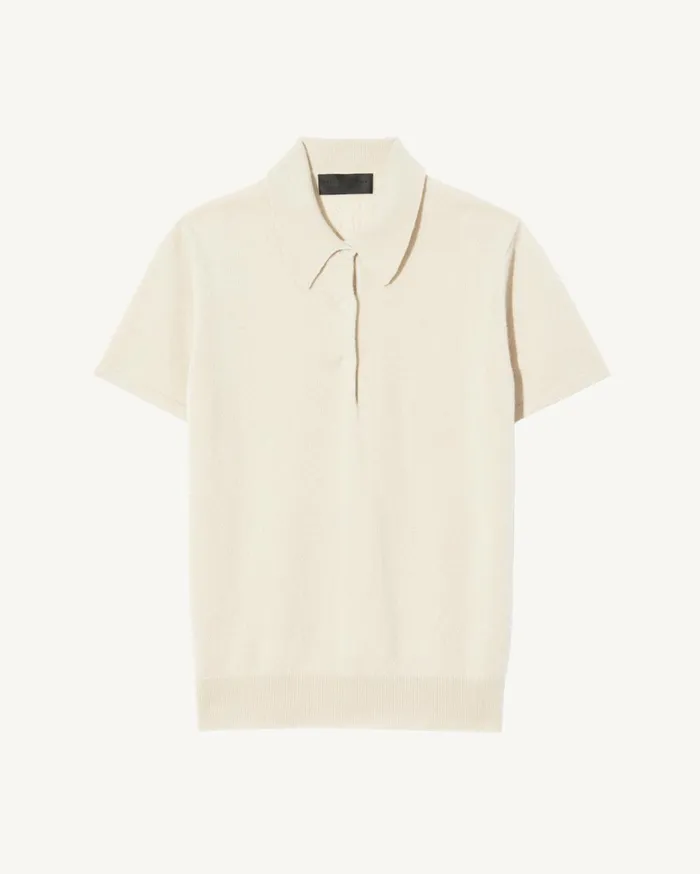 Nili Lotan MILOS POLO Dark Navy Women Tops