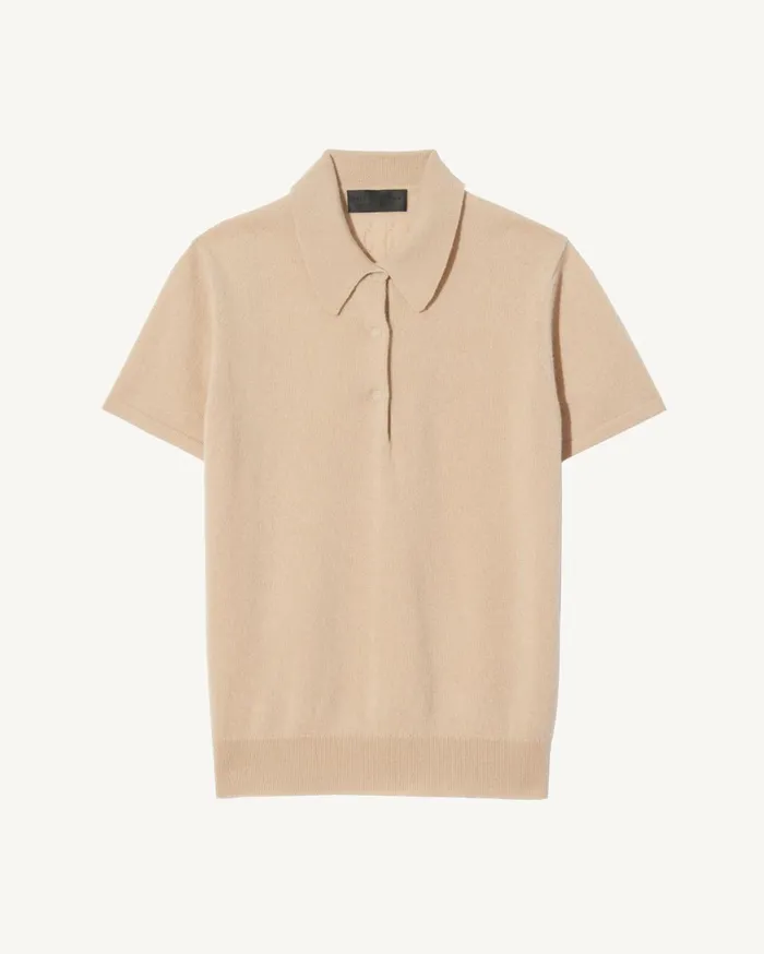 Nili Lotan MILOS POLO Dark Navy Women Tops