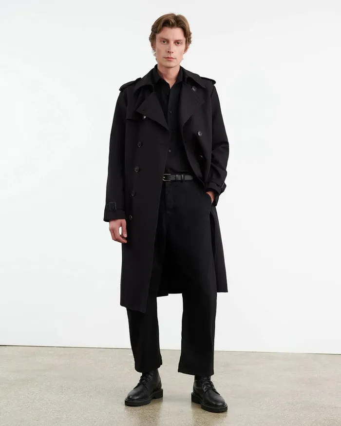 Nili Lotan MIRKO SHIRT Black Men Shirts
